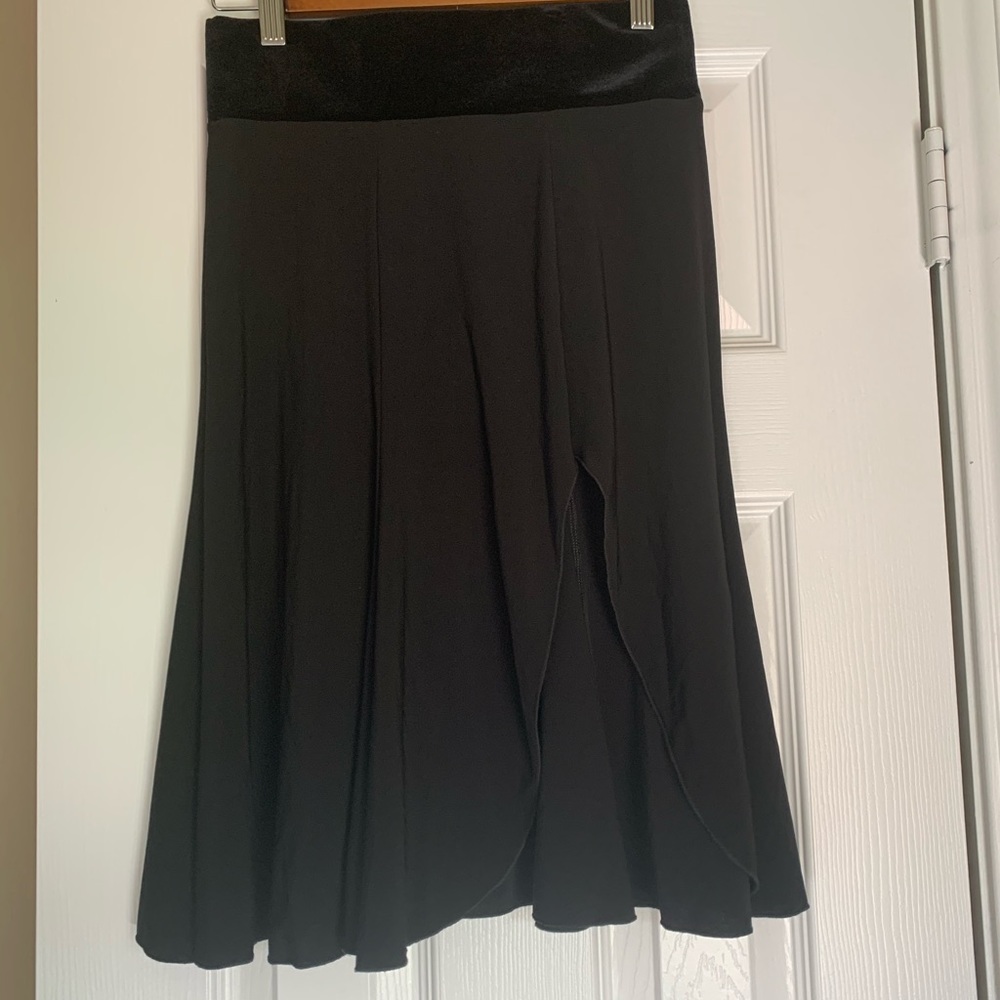 Latin/rhythm black practice skirt